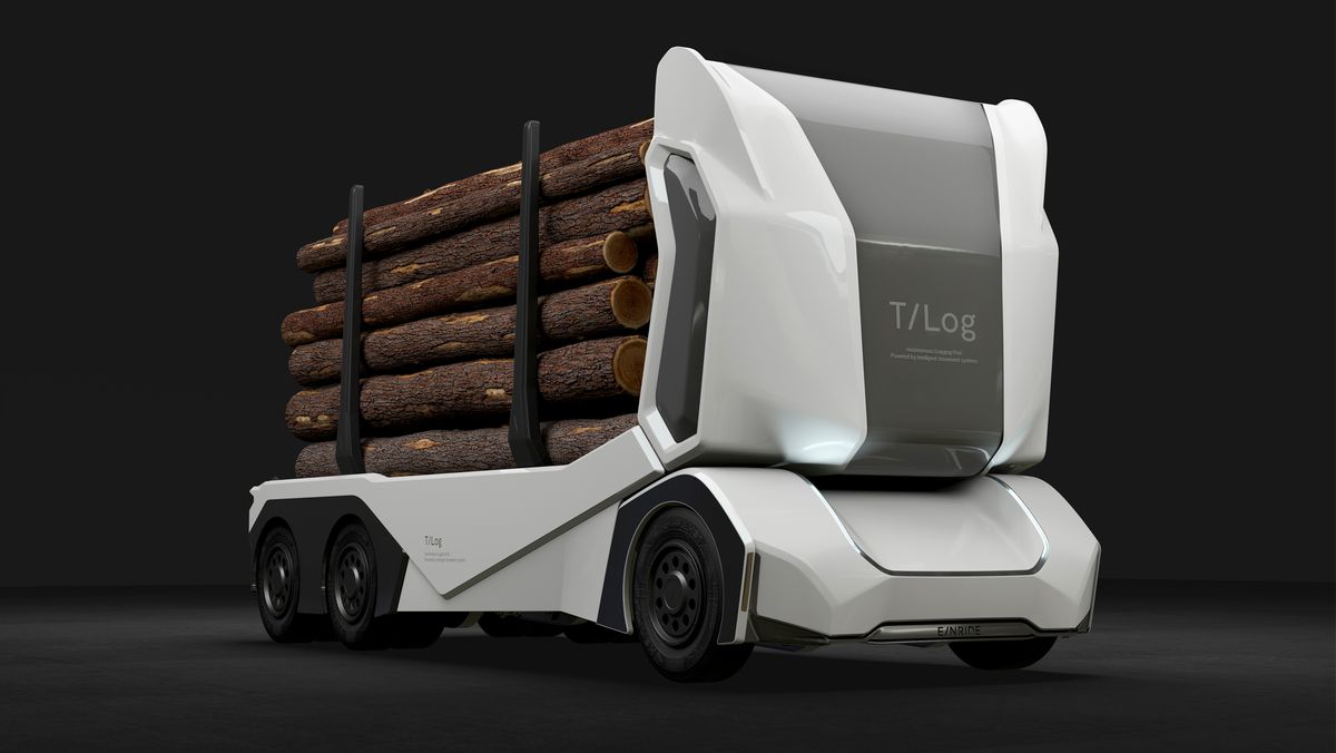 Einride T-log, caminhão elétrico e autônomo