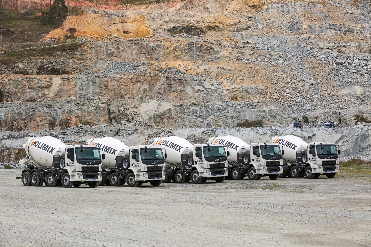 Polimix Concreto adquire 150 caminhões Volvo VM