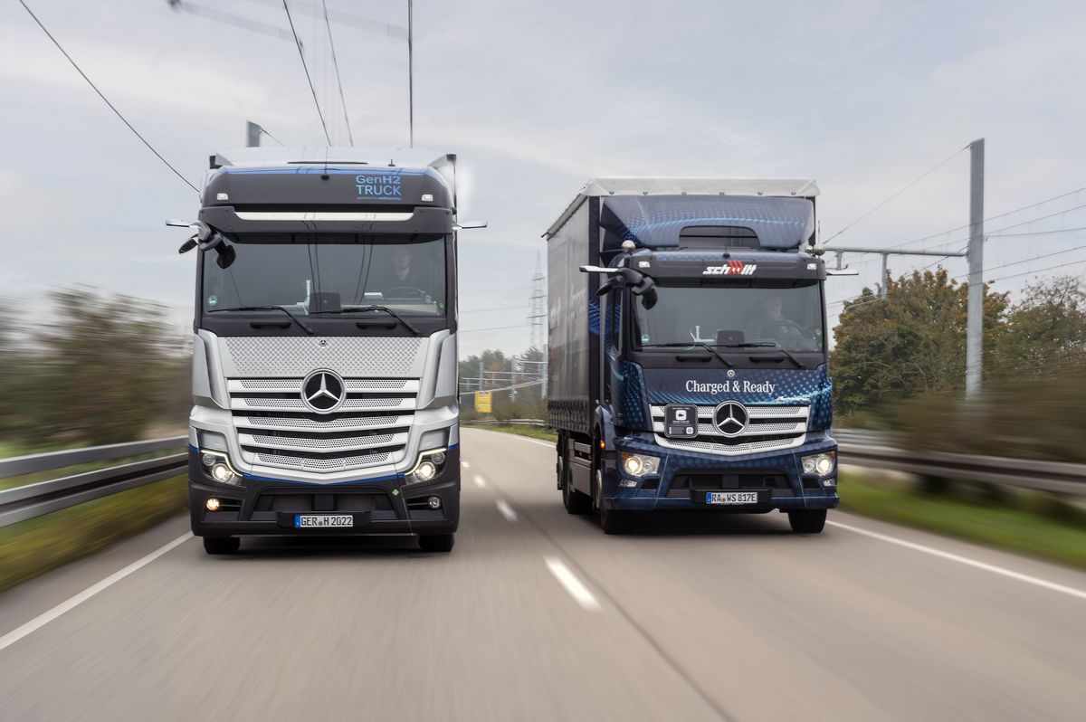 Mercedes-Benz movido a hidrogênio inicia testes na estrada