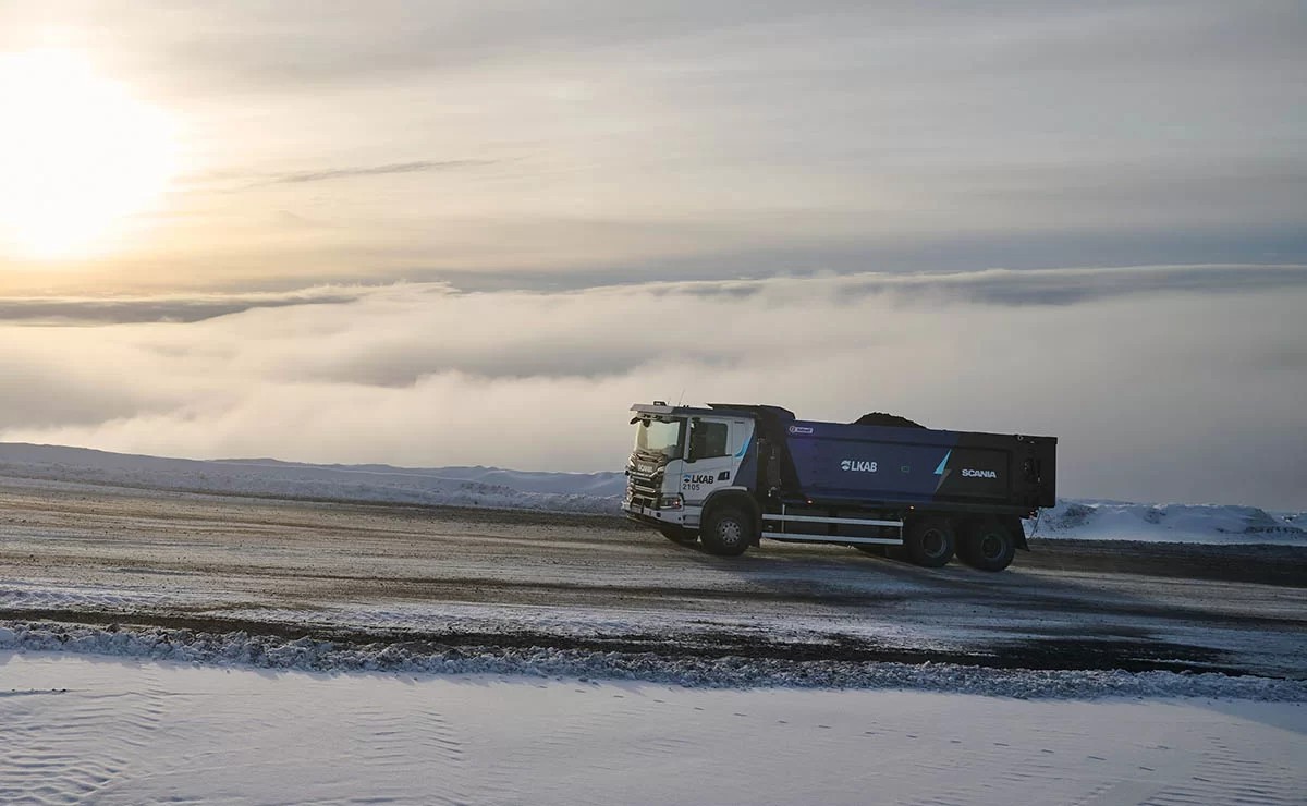 Scania desenvolve caminhão elétrico para mineração mais exigente