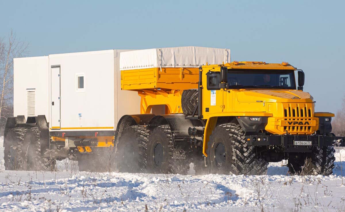Ural Artic: o caminhão gigante que atravessa o Ártico a menos 50 graus