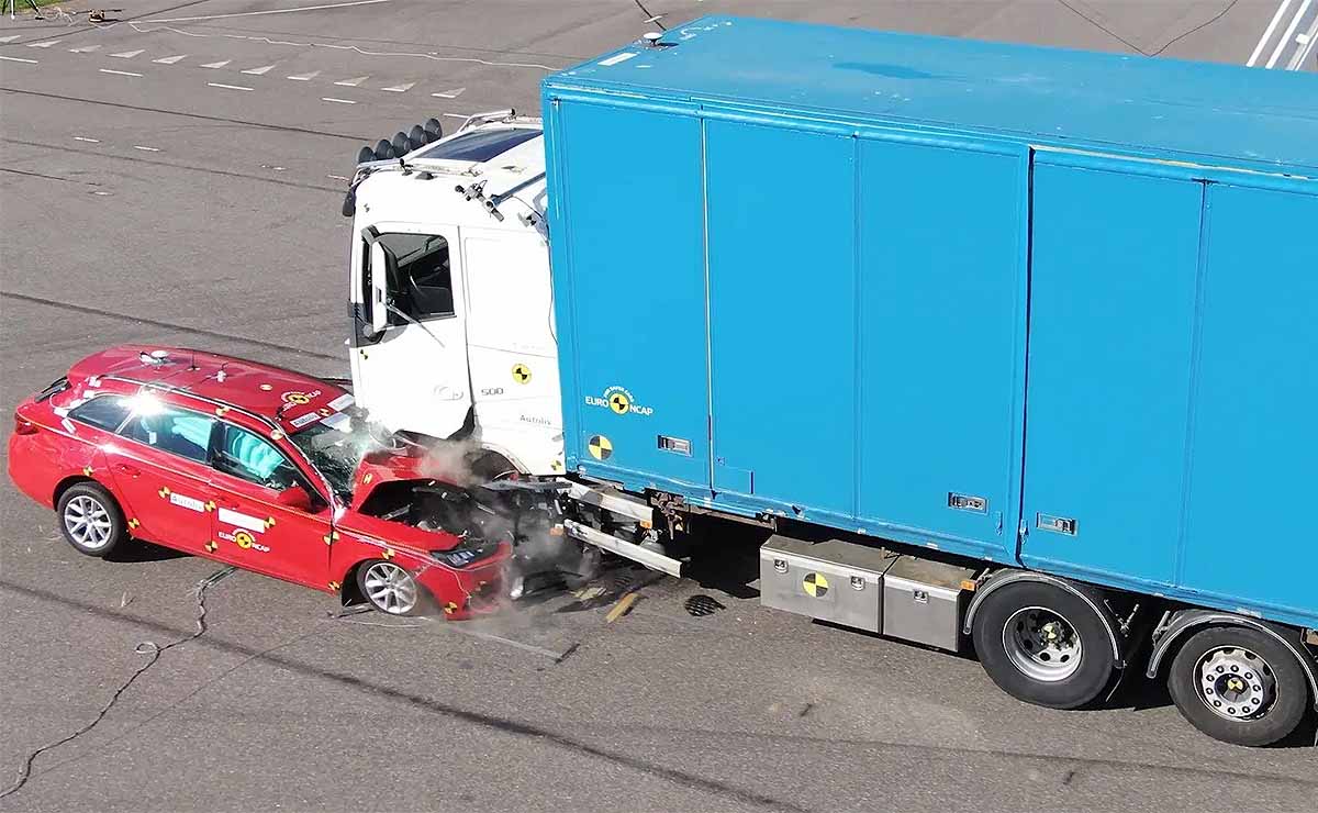 Euro NCAP começa a fazer testes de segurança com caminhões pesados