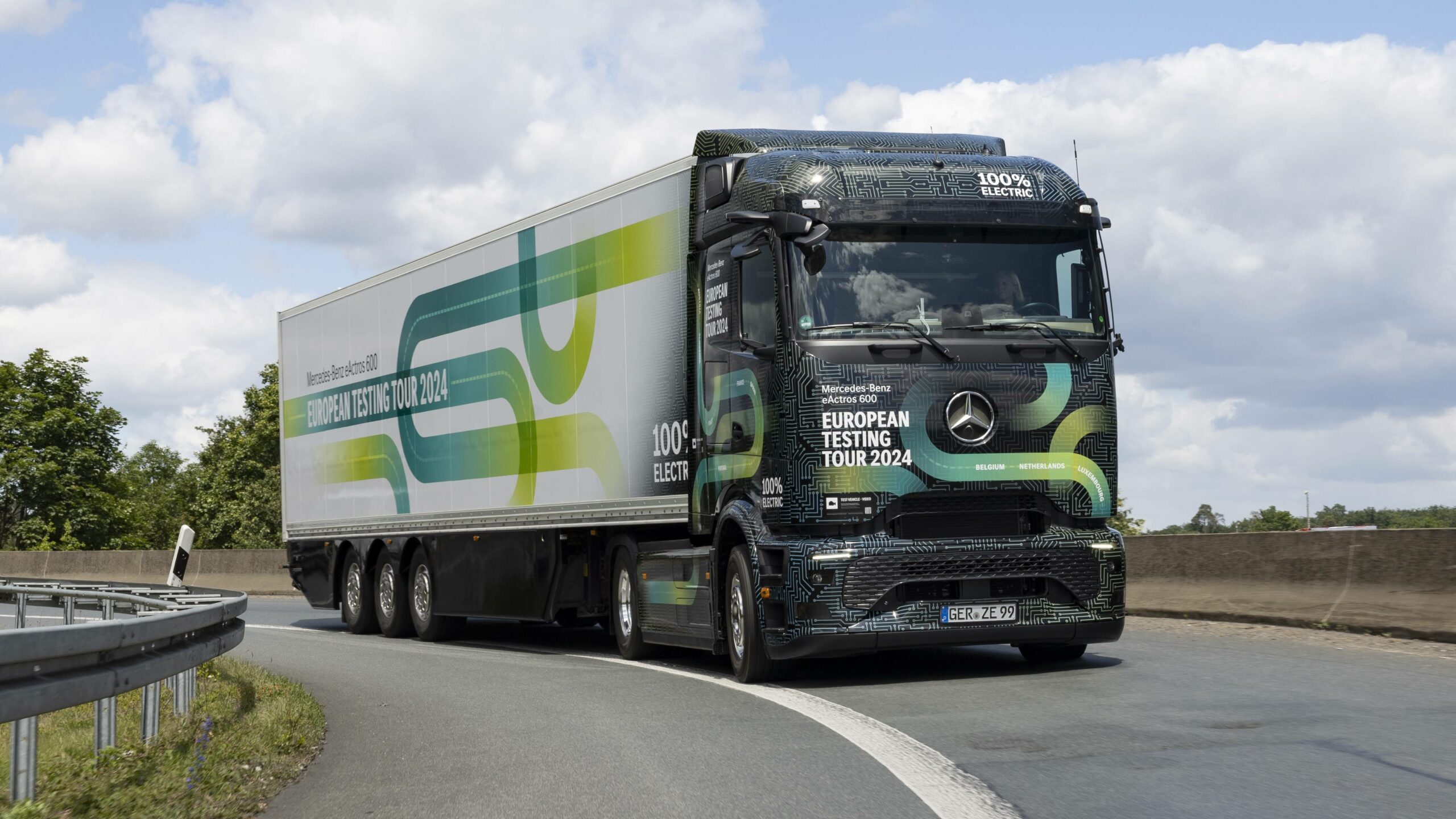 Mercedes-Benz, eActros 600, caminhão elétrico