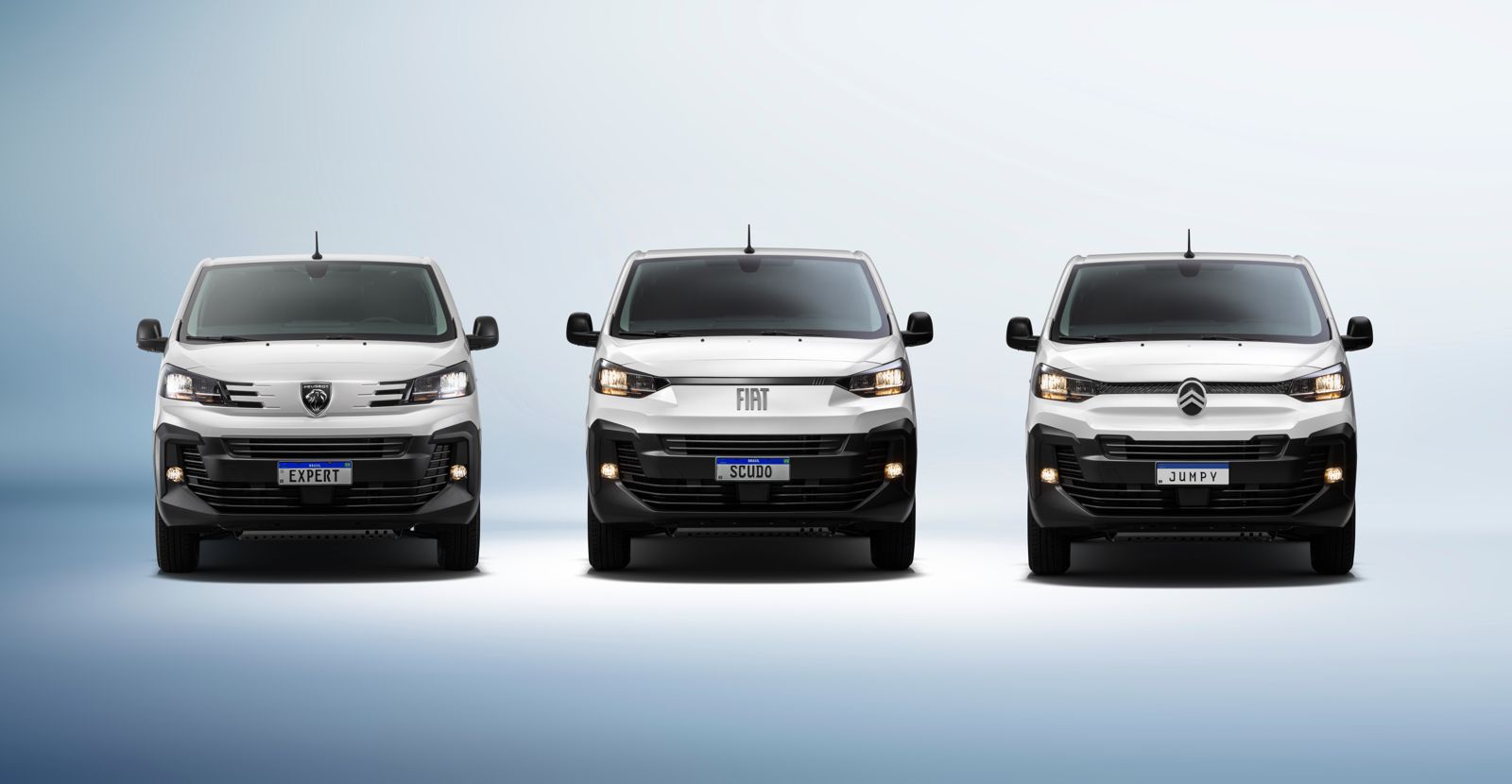 Stellantis renova Fiat Scudo, Citroën Jumpy e Peugeot Expert a diesel