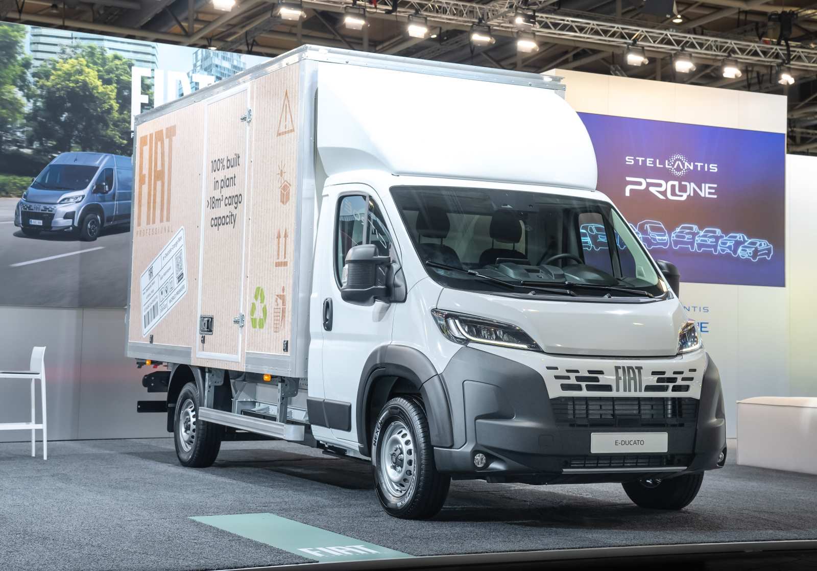 Fiat E-Ducato chega à Europa na versão chassi-cabine de mais capacidade