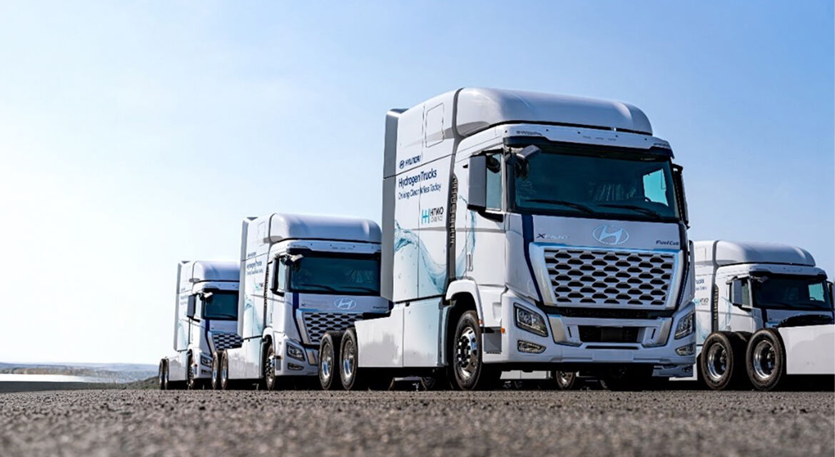O Hyundai Xcient a hidrogênio começa a ser vendido