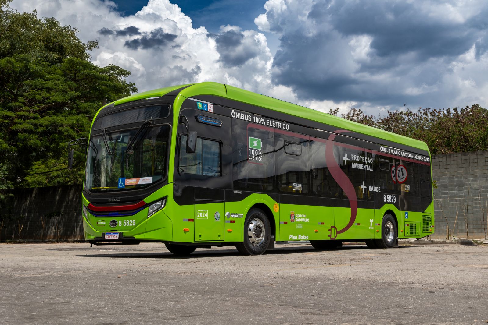 BYD lidera venda de ônibus elétrico no Brasil