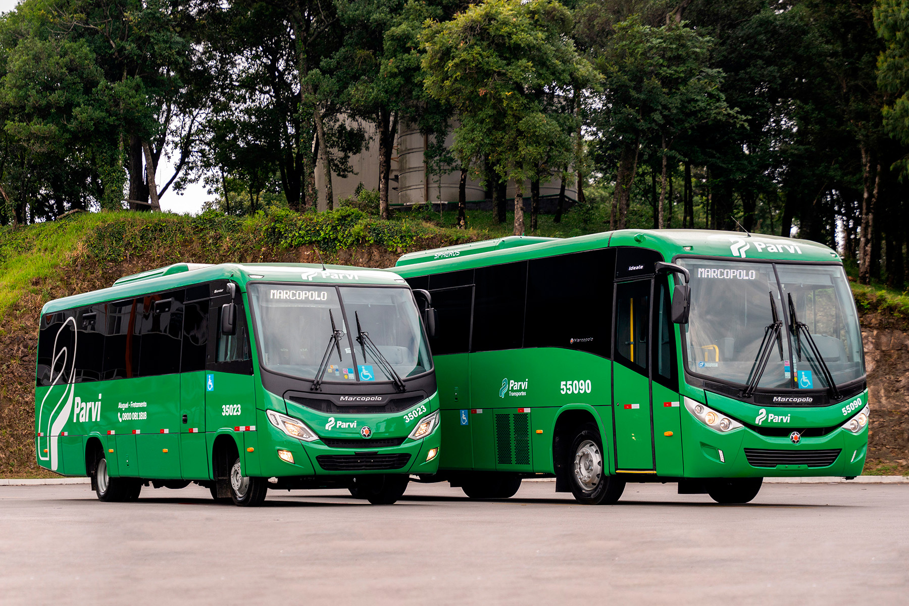 Parvi Transportes adquire 212 novos ônibus Marcopolo
