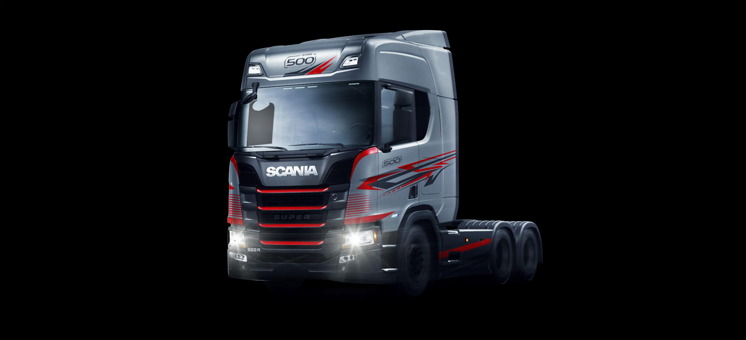Scania 500 R 6x2 série especial é lançado no País com apenas 500 unidades
