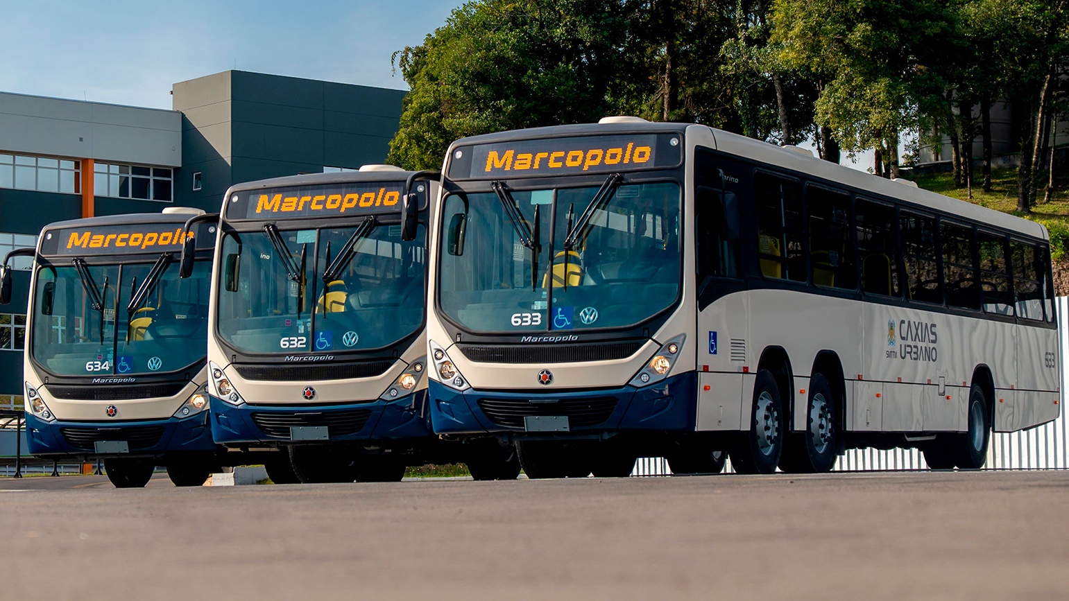 dois eixos direcionais, Marcopolo, Torino