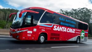Scania, ônibus a gás, Viação Santa Cruz