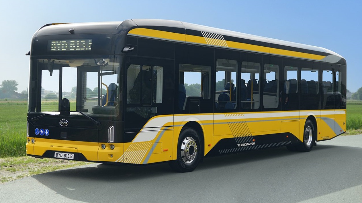 BYD, ônibus elétrico intermunicipal