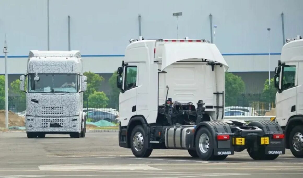 Scania camuflado reaparece na China e indica evolução aerodinâmica