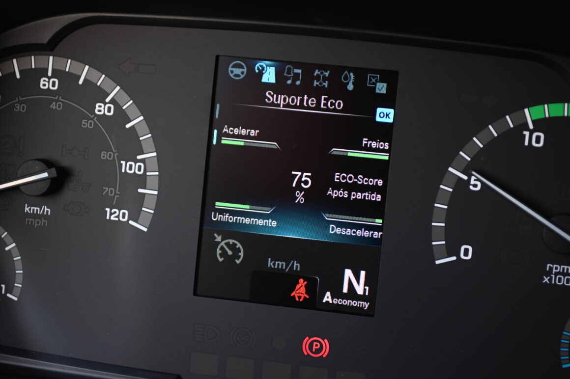 Mercedes-Benz Axor 2038 4x2 ganha novo motor e mostra condução com 40 t de carga