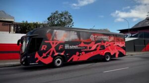 Flamengo, BYD, ônibus elétrico,