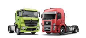 Volkswagen Constellation 19.380 vs Mercedes-Benz Axor 2038: confronto de 4x2