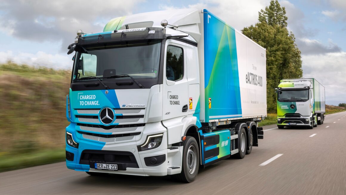 eActros 400, Mercedes-Benz, caminhão elétrico