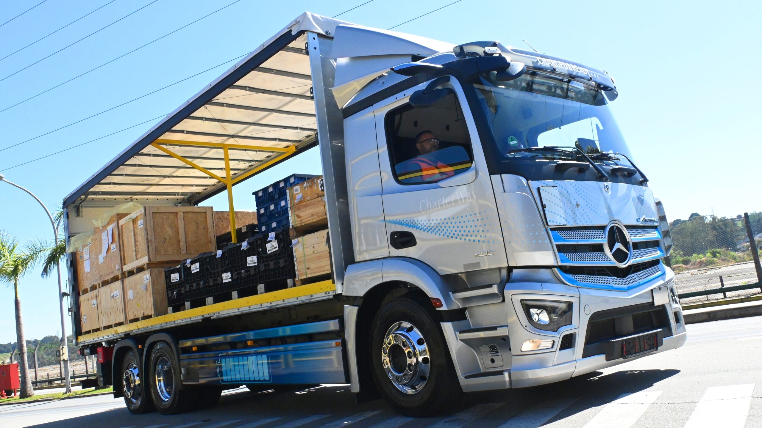 Mercedes-Benz, caminhões elétricos, eActros 400,