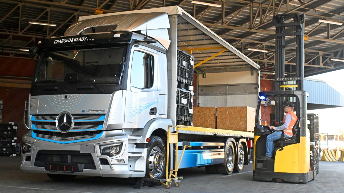 Mercedes-Benz, caminhões elétricos, eActros 400,