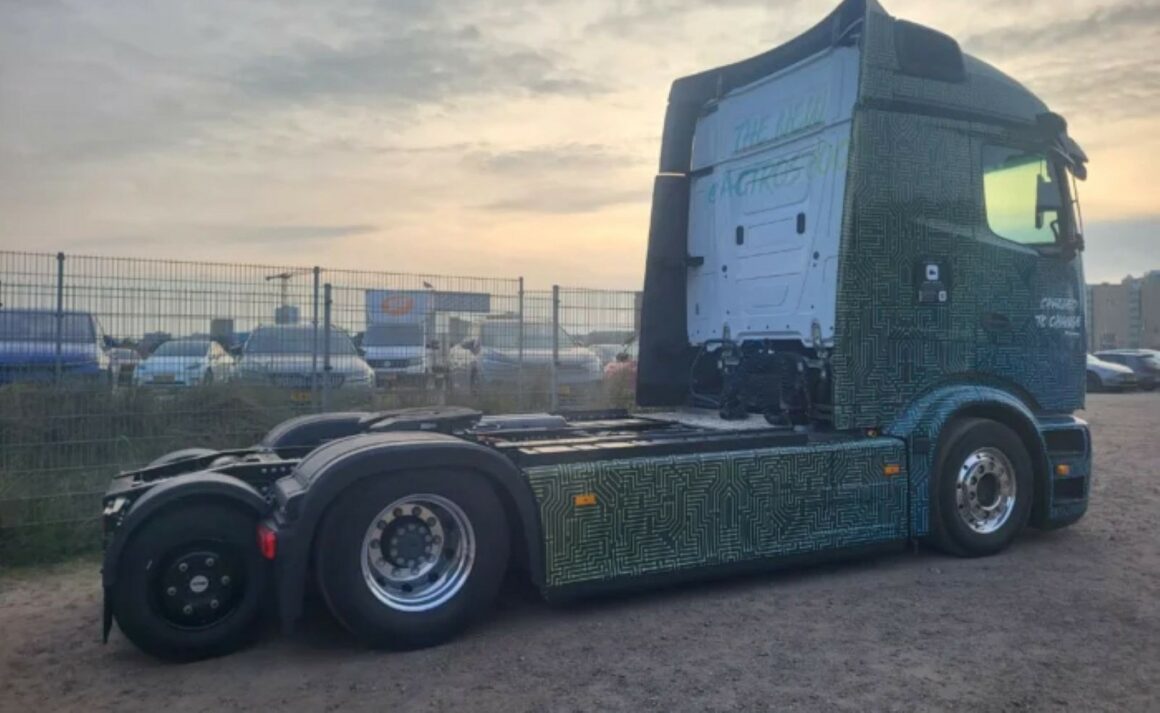 eActros, eixo elétrico na Europa para caminhões elétricos