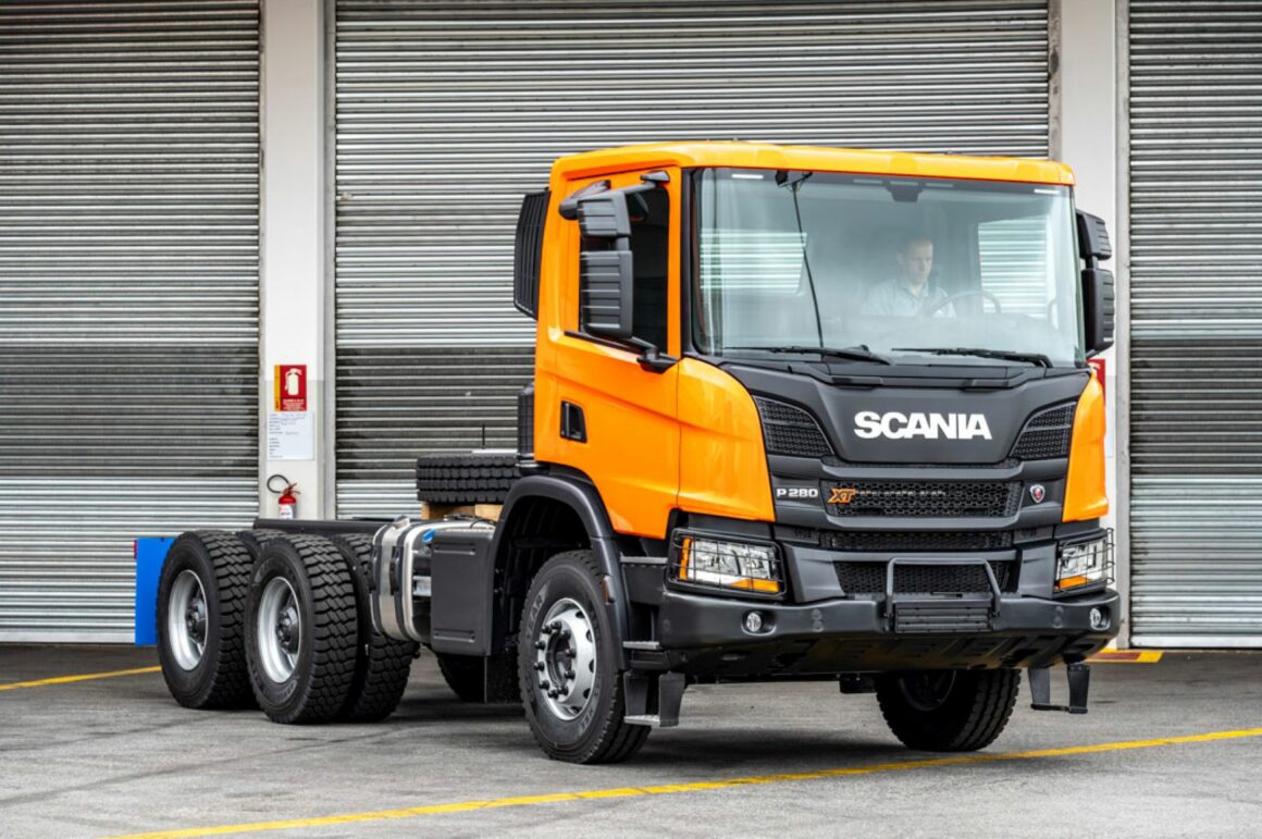 Scania P 280, caminhões 6x4 construção leve