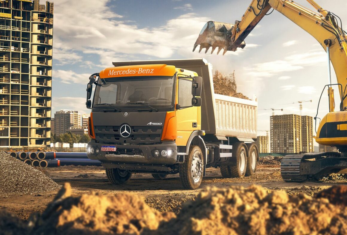 MB Atego 2730, caminhões 6x4 construção leve