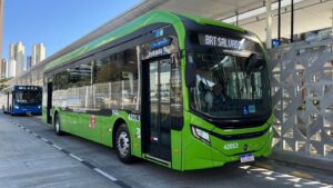 Salvador, Mercedes-Benz. ônibus elétrico