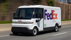 BrightDrop, van elétrica, GM, FedEx,