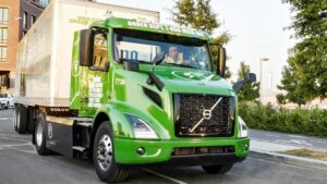 caminhões elétricos da Volvo,