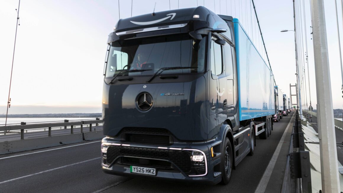 Amazon, Mercedes-Benz, eActros 600, caminhão elétrico