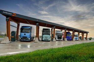 Caminhão elétrico ou diesel