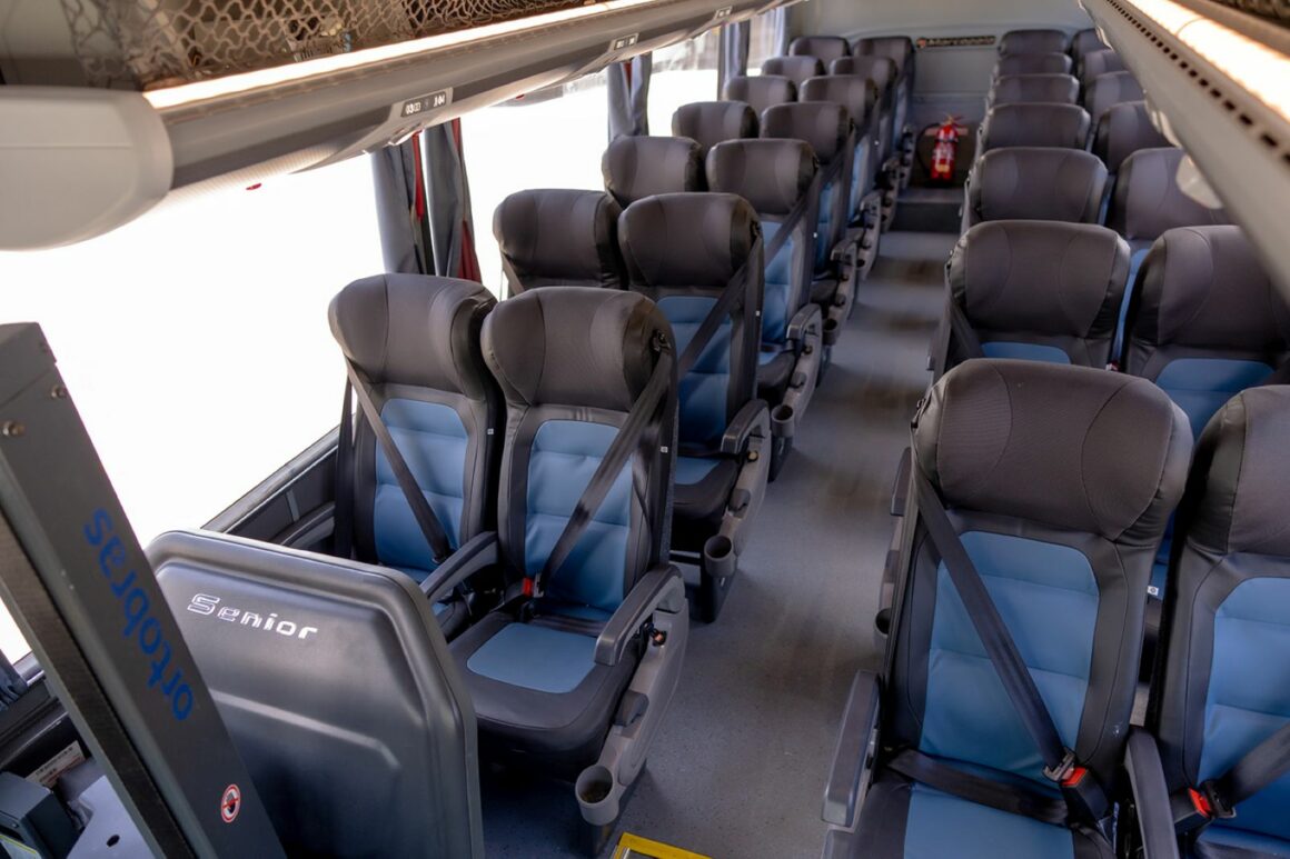 Ônibus Marcopolo para a VIX Logística